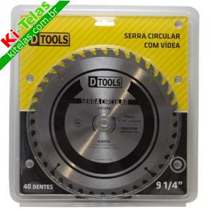 DISCO P/ SERRA CIRCULAR 9.1/4" - 40 DENTES - DTOOLS