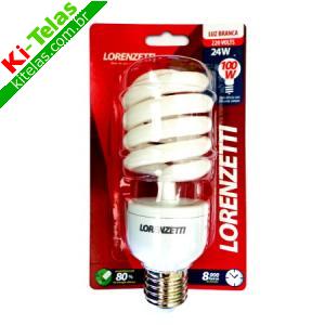 L&Acirc;MPADA FLUORESCENTE ESPIRAL - LUZ BRANCA - 24W - 220V - LORENZETTI