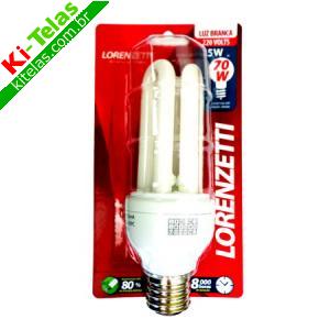 L&Acirc;MPADA FLUORESCENTE COMPACTA - LUZ BRANCA - 15W - 220V - LORENZETTI