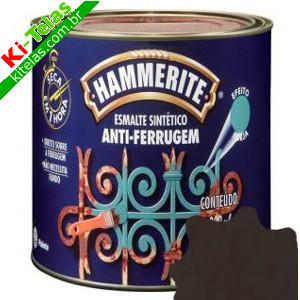 TINTA ANTIFERRUGEM - HAMMERITE - MARROM - 800ML - CORAL