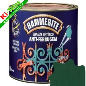 TINTA ANTIFERRUGEM - HAMMERITE - VERDE - 800ML - CORAL