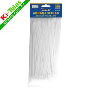 ABRA&Ccedil;ADEIRA PL&Aacute;STICA - 4,8MM X 380MM - EMBALAGEM C/ 100 UN - PADR&Atilde;O