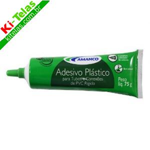 ADESIVO PL&Aacute;STICO P/ PVC 75G - (GRANDE) - AMANCO