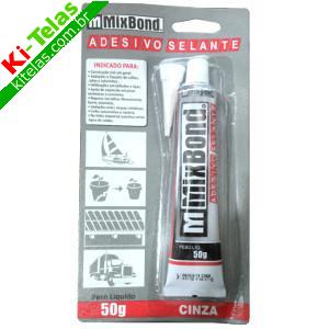 ADESIVO SELANTE ESL&Aacute;STICO MULTIUSO - CINZA - 50G - MIXBOND