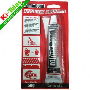 ADESIVO SELANTE ESL&Aacute;STICO MULTIUSO - CRISTAL - 50G - MIXBOND