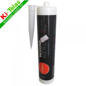 ADESIVO SILICONE - TUBO 250G - TRANSPARENTE - PADR&Atilde;O