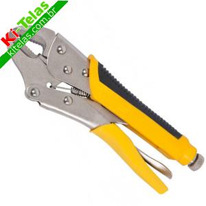 ALICATE DE PRESS&Atilde;O BICO RETO CABO EMBORRACHADO 10" - PARABONI