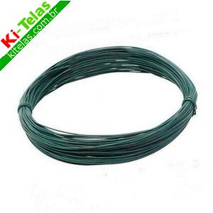ARAME REVESTIDO COM PVC - BWG 20 - VERDE - 10 METROS - PADR&Atilde;O
