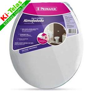 ASSENTO SANIT&Aacute;RIO - ALMOFADADO - CINZA CLARO - PRIMAFER