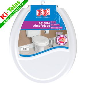 ASSENTO SANIT&Aacute;RIO - BRANCO - ALMOFADADO - HERC