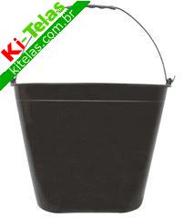 BALDE MULTIUSO PVC PRETO 12L - PADR&Atilde;O