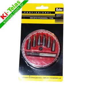 BITS PARA PARAFUSADEIRA C/ 7 PE&Ccedil;AS - EDA