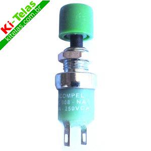 BOT&Atilde;O PULSADOR - MICRO PUSH BUTTON - NA - 8MM - PADR&Atilde;O