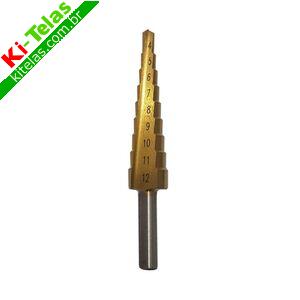 BROCA ESCALONADA 4-12MM - FERTAK TOOLS