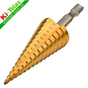 BROCA ESCALONADA 4-32MM - FERTAK TOOLS