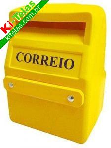 CAIXA DE CORRESPONDENCIA PVC - AMARELA - PADR&Atilde;O