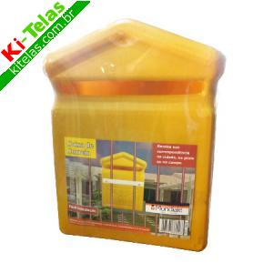 CAIXA DE CORREIO POP - PVC - AMARELA - PADR&Atilde;O