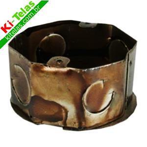 CAIXA DE LUZ 4X4 - OCTOGONAL - CHAPA PINTADA - PADR&Atilde;O