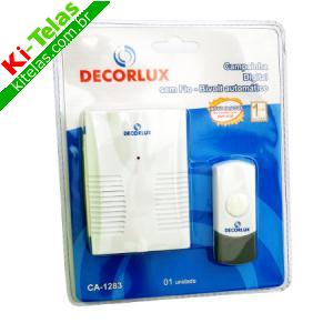 CAMPAINHA SEM-FIO - BIVOLT AUTOM&Aacute;TIOO - DECORLUX