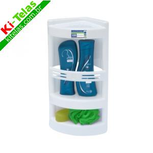 CANTONEIRA P/ BANHEIRO - PORTA SHAMPOO SABONETE - PARAMOUNT