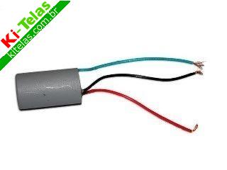 CAPACITOR DUPLO 3 FIOS - VENTILADOR / MOTOR - 1,5UF + 2,5UF - 50/60HZ - 25C/85C/21C - 250VAC - PADR&Atilde;O