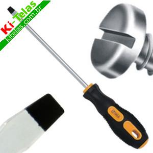CHAVE FENDA CABO EMBORRACHADO - 1/8X6" - DTOOLS