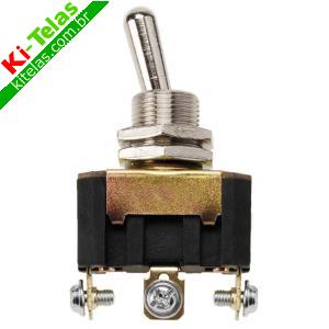 CHAVE / INTERRUPTOR ALAVANCA - 3 POSI&Ccedil;&Otilde;ES - LIGADO/DESLIGADO/LIGADO - 15A - 120V - PADR&Atilde;O