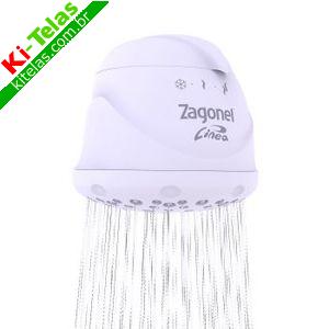 CHUVEIRO DUCHA LINEA - 3 TEMPERATURAS - 5.500W - 220V - ZAGONEL
