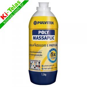 COLA PARA AZULEJO E PASTILHA - POLY MASSAPLIC - 1,5KG - PULVITEC