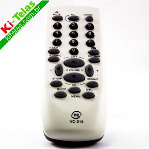 CONTROLE REMOTO COMPAT&Iacute;VEL - VC-210 - TV CCE - PADR&Atilde;O