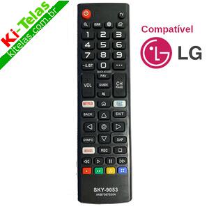 CONTROLE REMOTO P/ SMART TV LG C/ NETFLIX E PRIME VIDEO - PADR&Atilde;O