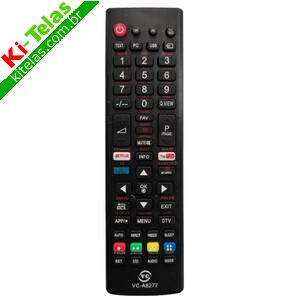 CONTROLE REMOTO UNIVERSAL P/ SMART TV - VC-A8277 - PADR&Atilde;O