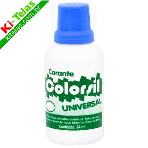 CORANTE UNIVERSAL - AZUL - 34ML - COLORSIL