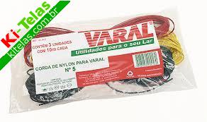 CORDA P/ VARAL 10M - 3 UNIDADES - PADR&Atilde;O