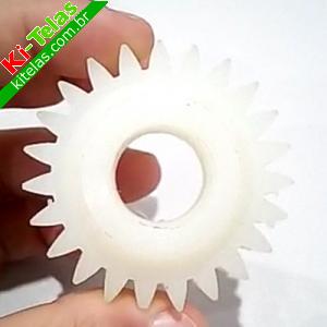 COROA / ENGRENAGEM DE NYLON INTERNA PARA MOTOR GAREN/UNISYSTEM Z23 - PADR&Atilde;O