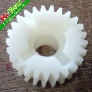 COROA / ENGRENAGEM NYLON Z25 - 25 DENTES - DENTE RETO - BV BIP - UNISYSTEM - GAREN