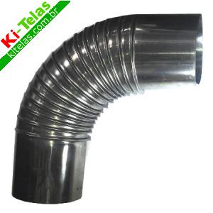 CURVA INOX P/ FOG&Atilde;O A LENHA - N.12 - PADR&Atilde;O