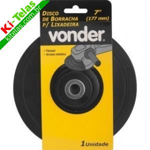 DISCO DE BORRACHA 7" - VONDER