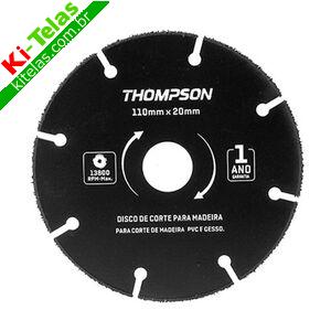 DISCO DE CORTE PARA MADEIRA TUNGSTENIO - 110MM X 20MM - PADR&Atilde;O