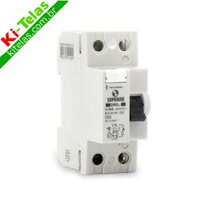 DISJUNTOR DR BIPOLAR 63A-30MA - SOPRANO