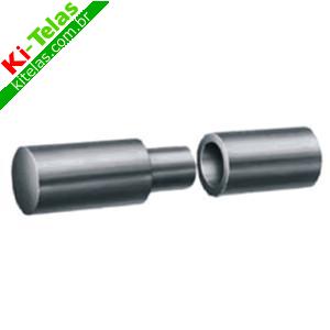 DOBRADI&Ccedil;A CILINDRICA PINO P/ PORT&Atilde;O DE FERRO 3/8" X 50MM - PADR&Atilde;O