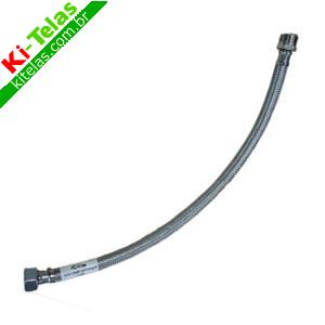 ENGATE FLEX&Iacute;VEL MALHA INOX - 40CM - PADR&Atilde;O