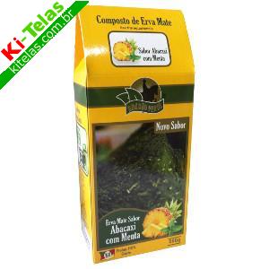 ERVA MATE SABOR ABACAXI COM MENTA - 500G - BRAS&Atilde;O VERDE