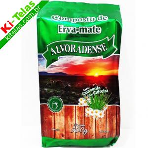 ERVA MATE SABOR MENTA - 500G - ALVORADENSE