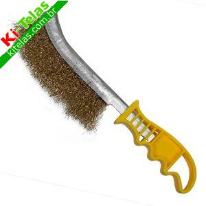 ESCOVA DE A&Ccedil;O CABO ANAT&Ocirc;MICO - DTOOLS