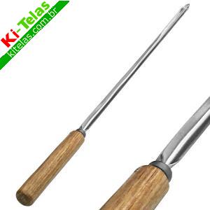ESPETO COSTEL&Atilde;O - 85CM - A&Ccedil;O CROMO - MOR