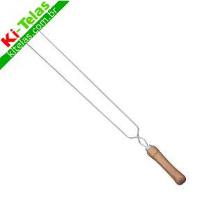ESPETO DUPLO 85CM CROMADO - MOR