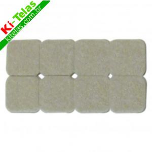 FELTRO ADESIVO QUADRADO PARA CADEIRA - 8 PE&Ccedil;AS DE 37MM - MISTER