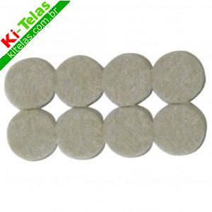 FELTRO ADESIVO REDONDO PARA CADEIRA - 8 PE&Ccedil;AS DE 48MM - MISTER