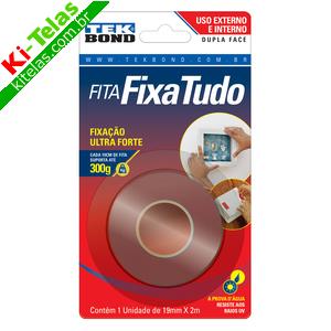 FITA DUPLA FACE - FIXA TUDO - 12MM X 2M - USO EXTERNO - TEK BOND